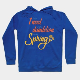 Dandelion in the spring Hoodie